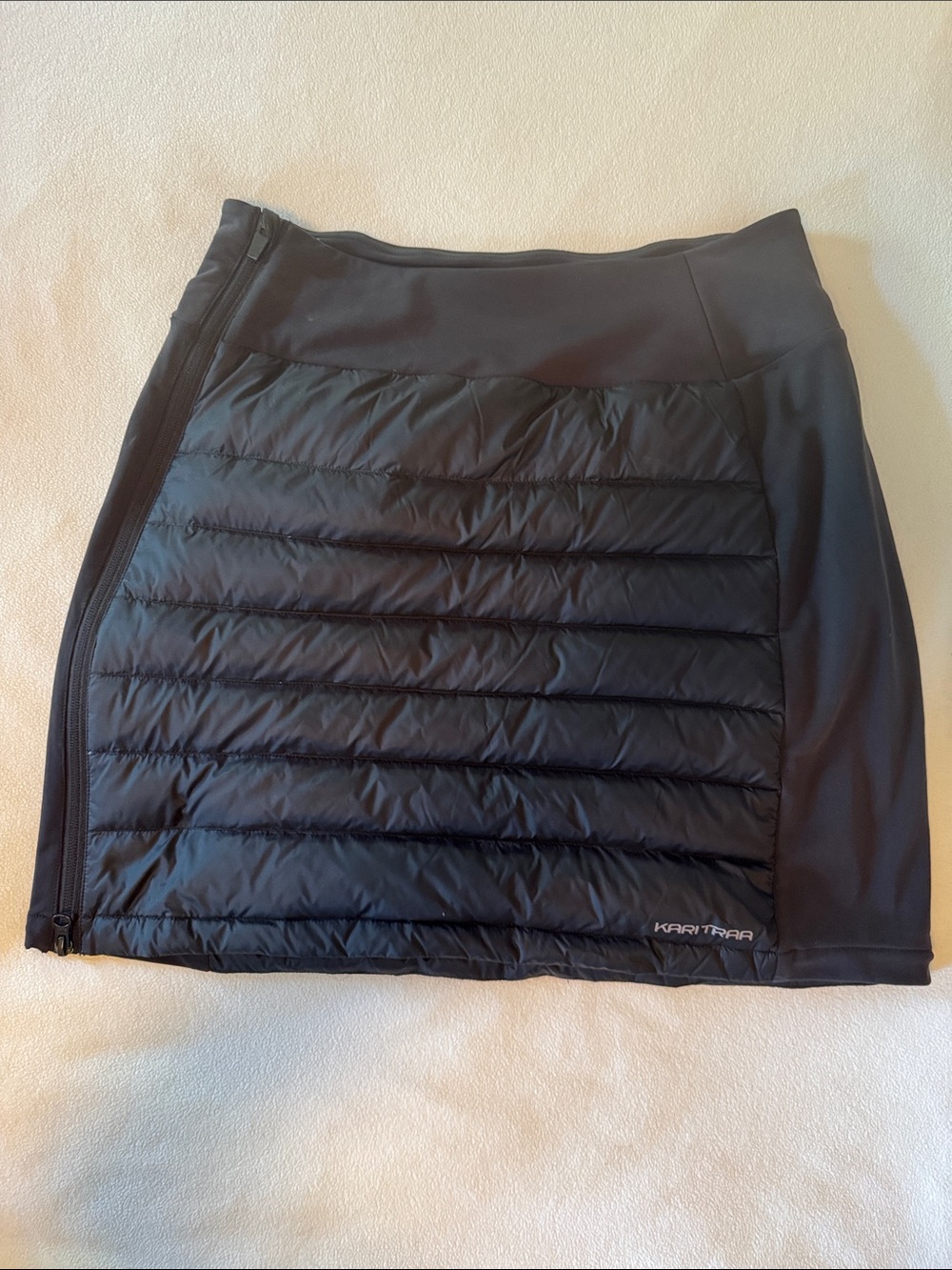 Kari Traa Black Quilted Active Mini Skirt